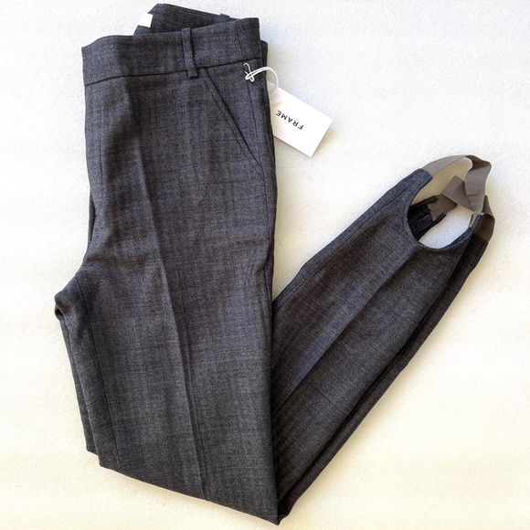 Frame Herringbone Stirrup Pant - Picture 3 of 7